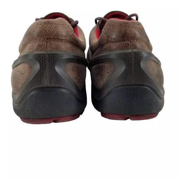 Ecco Men's Biom Grip Sneaker brown Leather Casual Shoe Urbaneering Size 46 12 - Picture 3 of 15